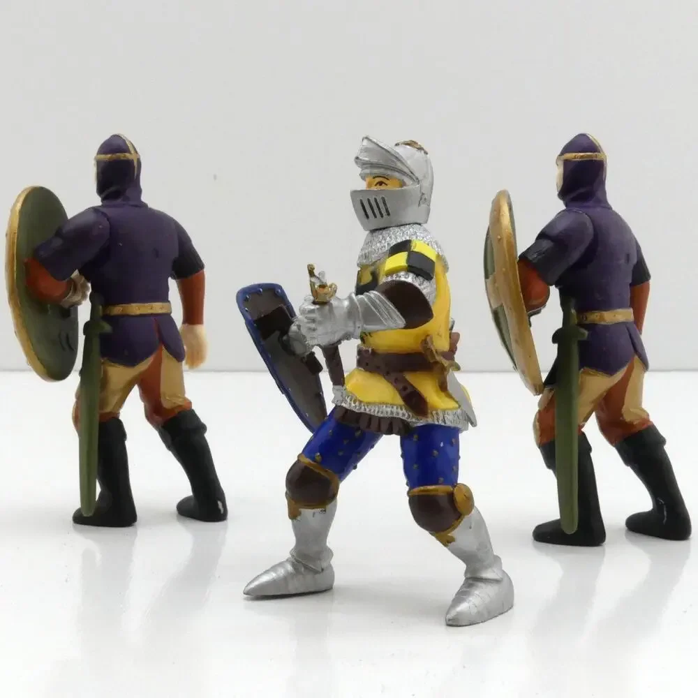 Lot of 12 Fantasy Medieval Figure Collection Dragons Knights Princess Horse Toy